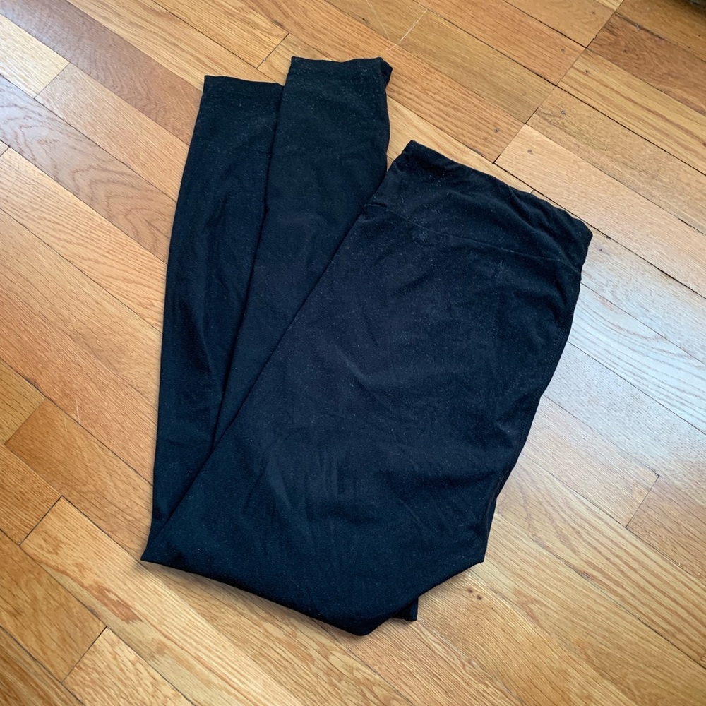 LuLaRoe black leggings TC